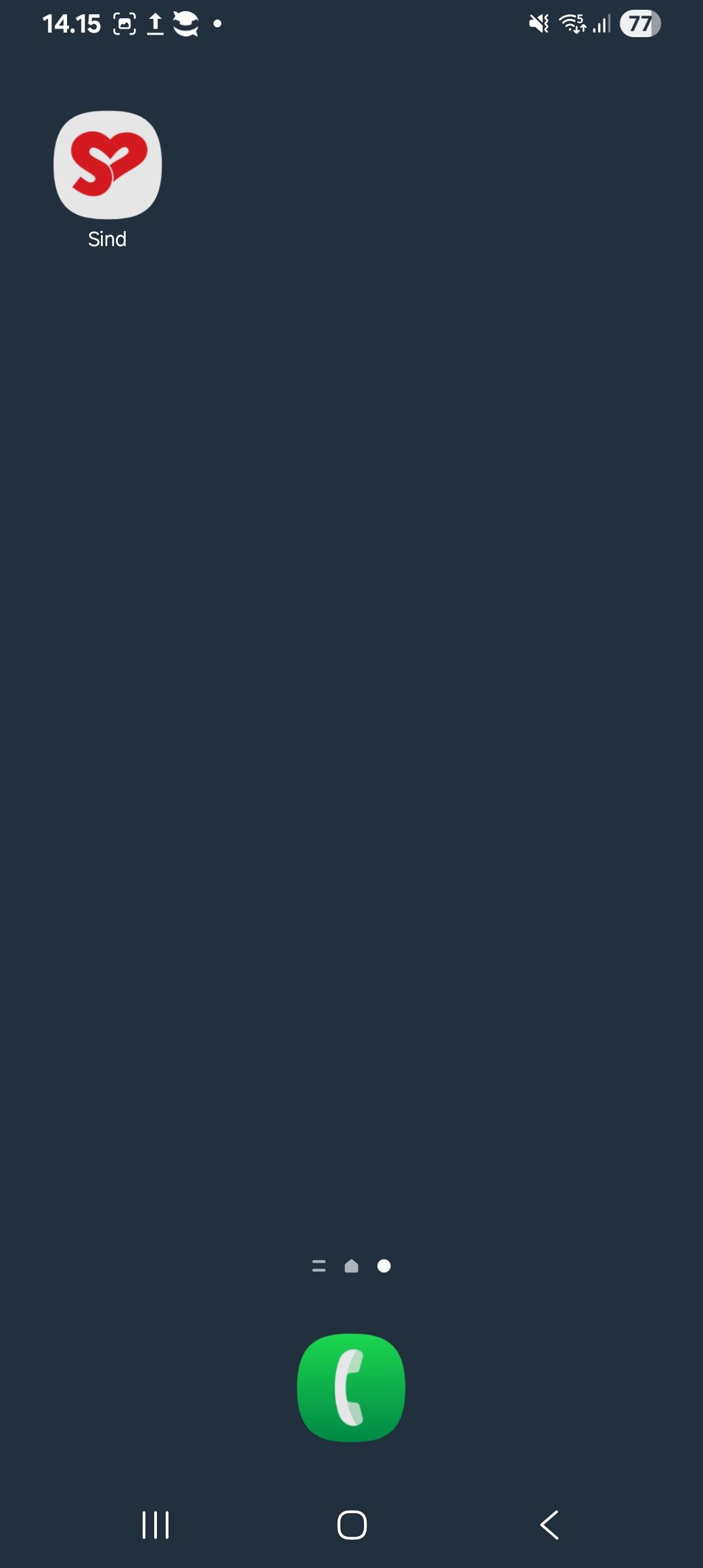 SIND App Icon på hjemmeskærm