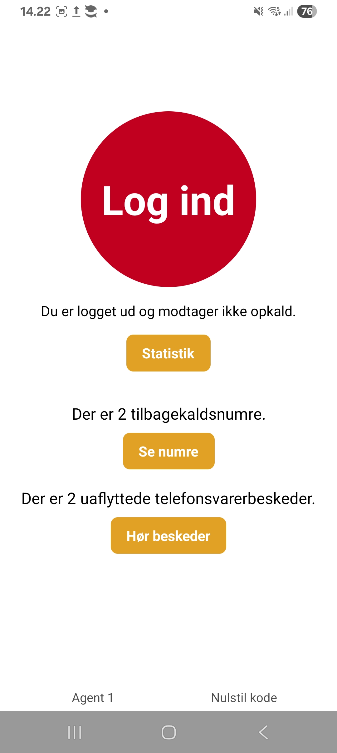 Forside (logget ud)